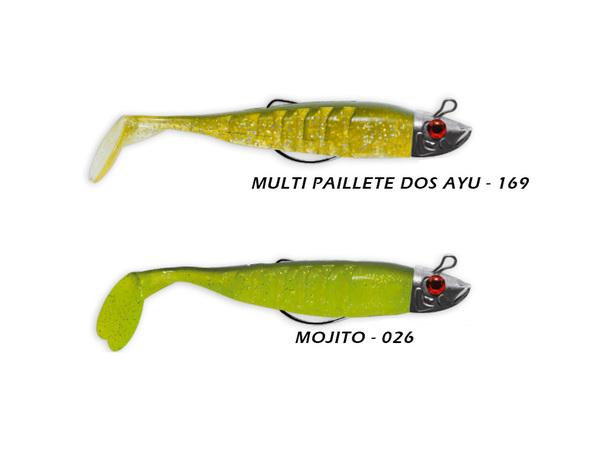 Leurre monté Delalande Neo Shad Texan 9cm_15g.