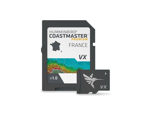Carte détaillée Humminbird des côtes françaises et Corses