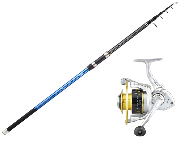 Pack Sunset canne Nirvana TSW20 3.90m buscle + moulinet Sunlion SW 6503FD