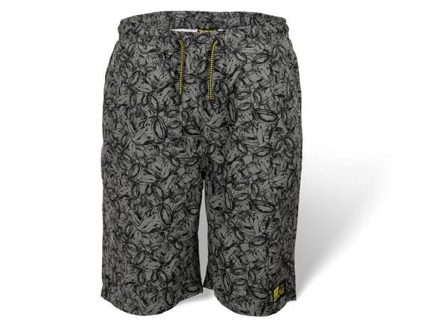 Short de bain Black Cat Gris/noir