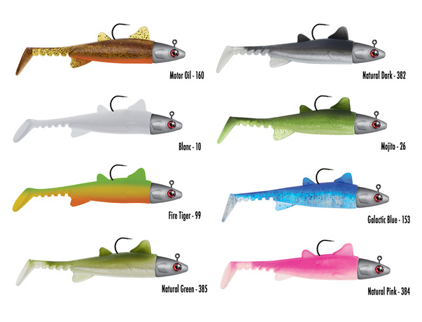 Leurre monté Delalande Dart Shad 9cm 7g.