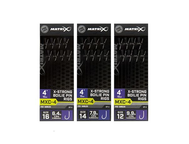 Matrix MXC-4 4” X-Strong Boilie Pin Rigs