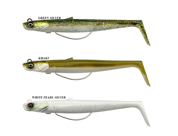 Leurre monté Savage Gear Sandeel V2 WL 11,5cm 22g.