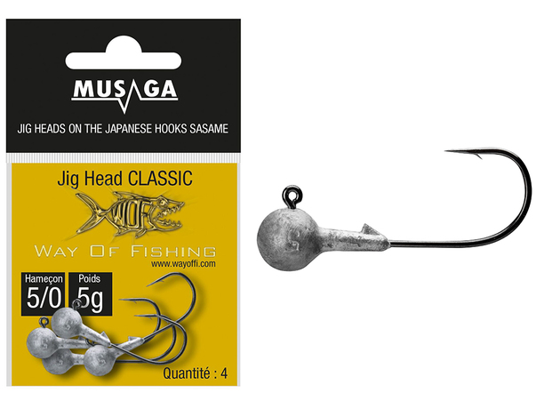 Têtes plombées Musaga Classic