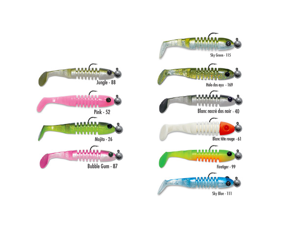 Leurre monté Delalande Skeleton 5.5cm 4g.