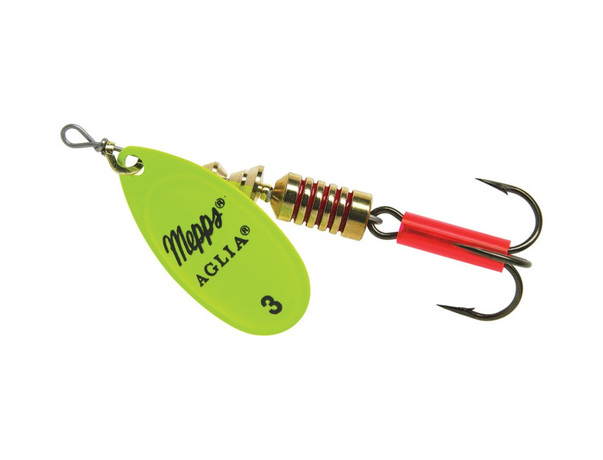Cuiller Mepps Aglia Fluo Chartreuse n°3