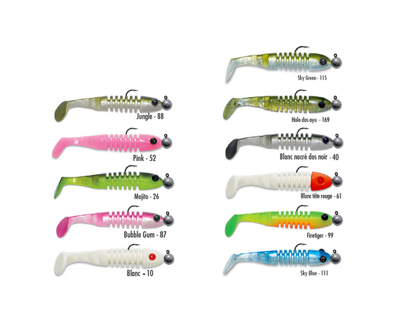 Leurre monté Delalande Skeleton 8cm 7g.