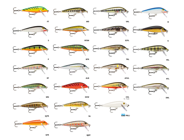 Leurre Countdown 5 cm Rapala