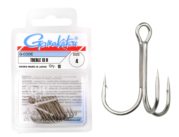 Hameçon triple Gamakatsu 13 Nickel