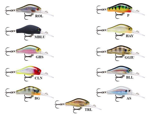 Leurre Rapala Shadow Rap Fat Jack 4cm