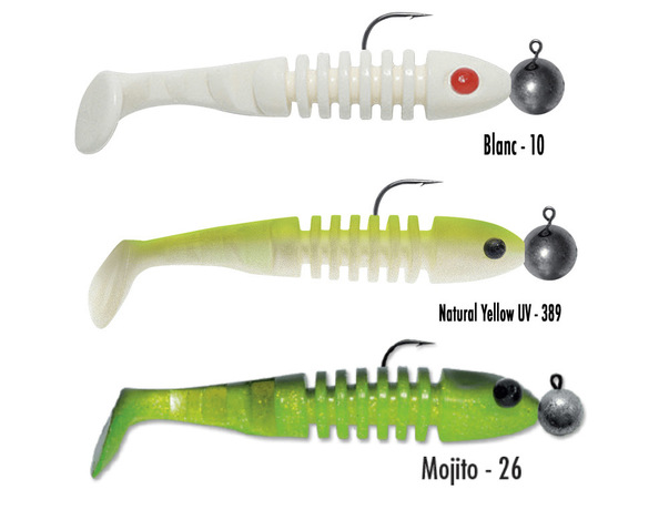 Leurre monté Delalande Skeleton 11cm 10g.