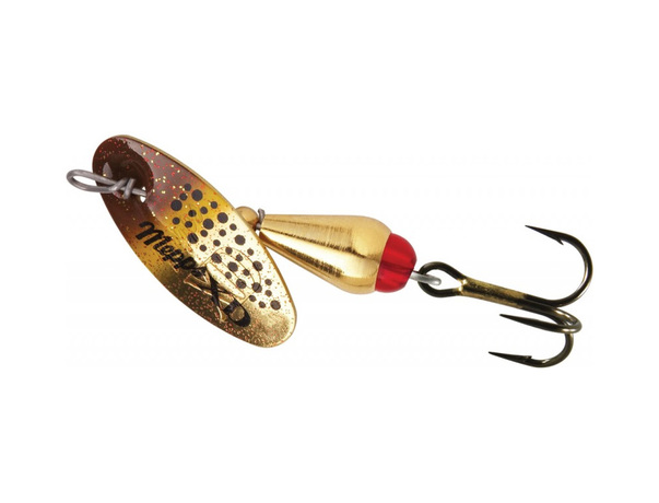 Cuiller Mepps XD Platinium Or Brown n°2