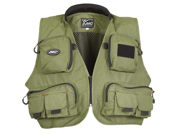 Gilet de pêche JMC Diplomat V2 Olive