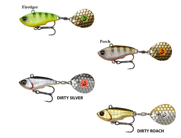 Leurre Savage Gear Fat Tail Spin 5.5cm 9g.