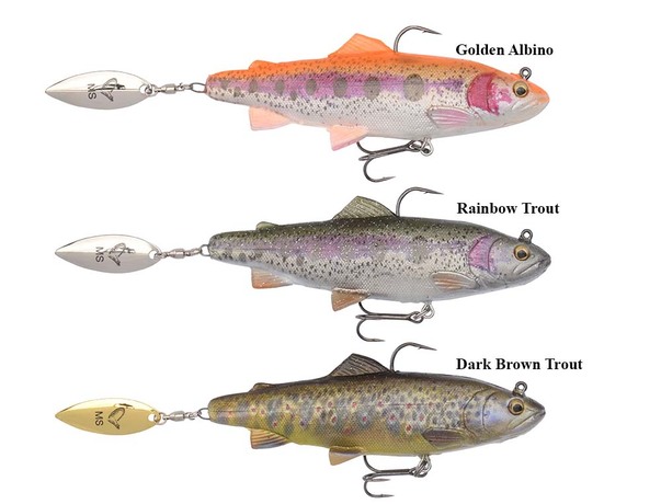 Leurre Savage Gear 4D Spin Shad Trout 11cm