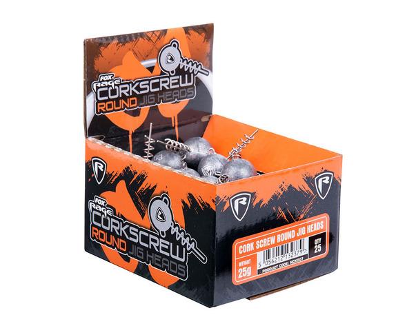 Tête plombée Fox Rage Corkscrew round