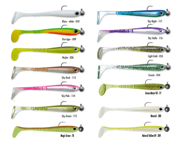 Leurre Delalande Zand Shad monté 8cm