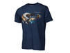 T-Shirt  Savage Gear Cannibal Bleu