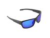 LUNETTES LARGO - MONTURE MATT BLACK - VERRES DARK BLUE