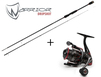 Ensemble Fox Rage Canne Warrior Dropshot 2.10m + moulinet Warrior 1000