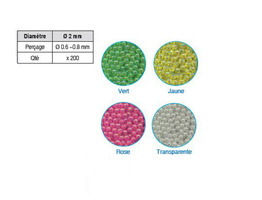 Micro-Perles Flashmer en verre 2mm