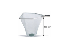 Tête d\'épuisette pro pisciculture Amiaud filet métal maille 14mm