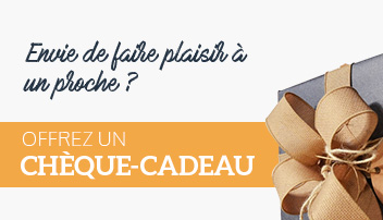 Envide faire plaisir à: un proche ? Offrez un chèque cadeau